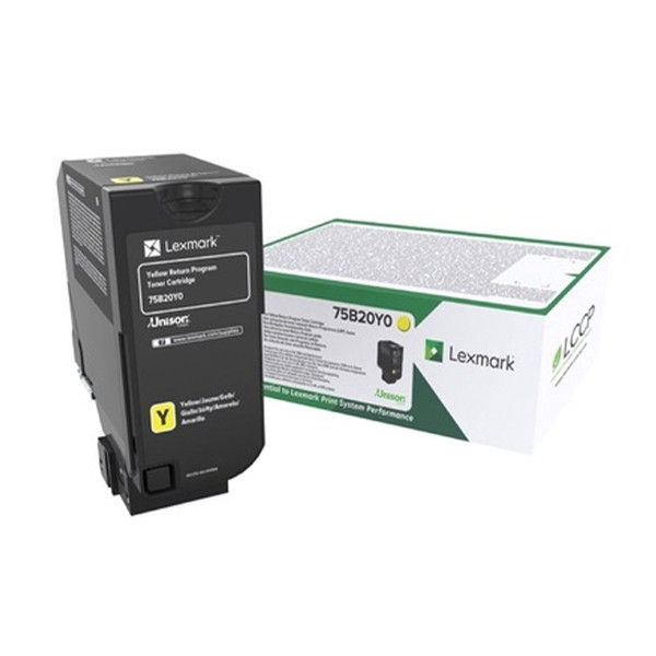 Lexmark 75B20Y0 toner jaune (d'origine) 75B20Y0 037764 - 1