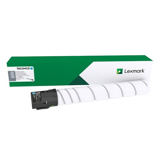 Lexmark 76C0HC0 toner cyan haute capacité (d'origine) 76C0HC0 037822 - 1