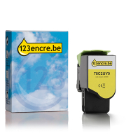 Lexmark 78C2UY0 toner capacité ultra-haute (marque 123encre) - jaune 78C2UY0C 037899