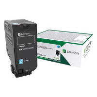 Lexmark 78C2XC0 toner extra haute capacité (d'origine) - cyan 78C2XC0 037886