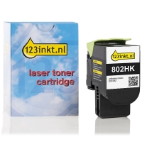 Lexmark 802HK (80C2HK0) toner haute capacité (marque 123encre) - noir 80C2HK0C 037293