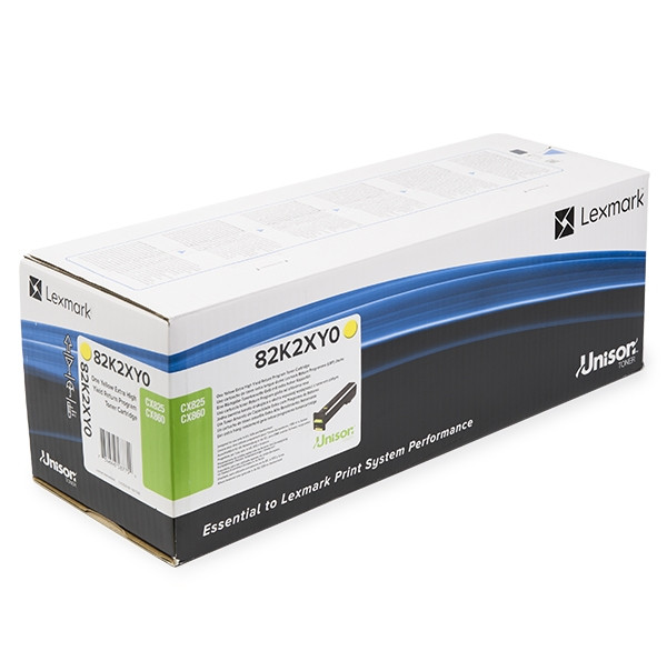 Lexmark 82K2XY0 toner extra haute capacité (d'origine) - jaune 82K2XY0 037656 - 1