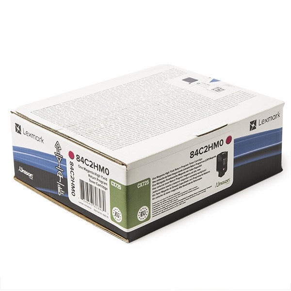 Lexmark 84C2HM0 toner extra haute capacité (d'origine) - magenta 84C2HM0 037626 - 1