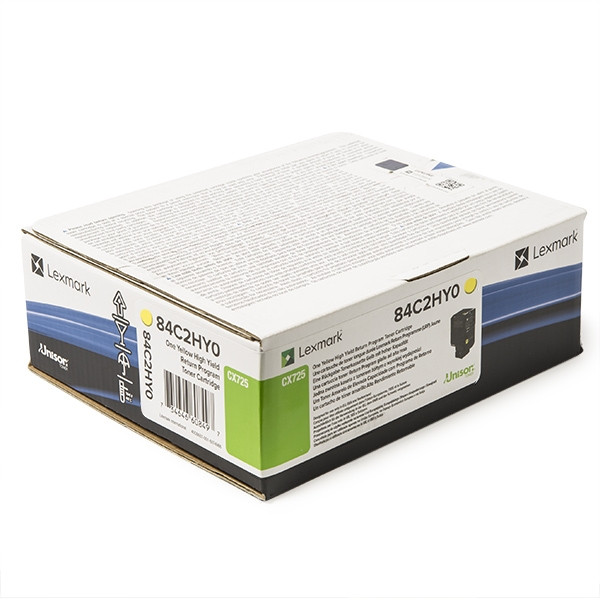 Lexmark 84C2HY0 toner extra haute capacité (d'origine) - jaune 84C2HY0 037628 - 1