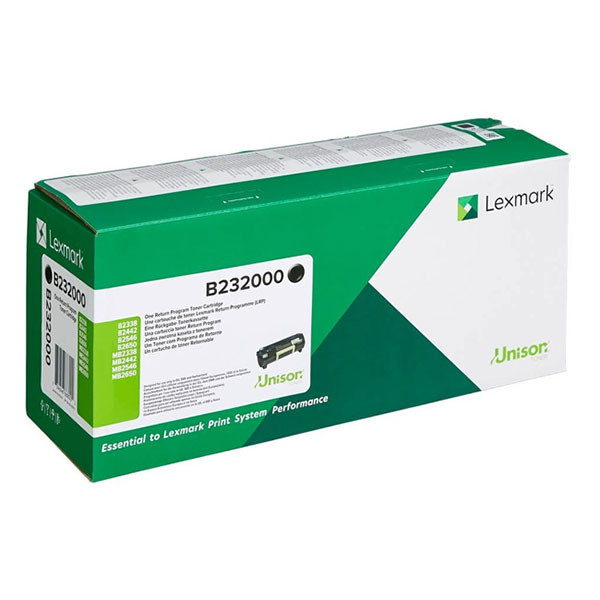 Lexmark B232000 toner (d'origine) - noir B232000 037910 - 1