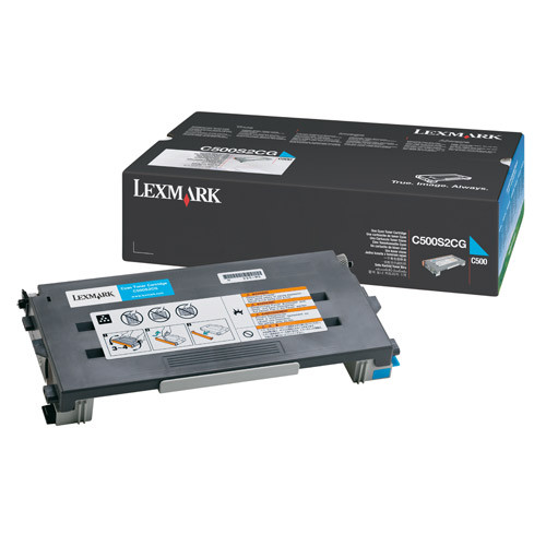 Lexmark C500S2CG toner cyan (d'origine) C500S2CG 034780 - 1