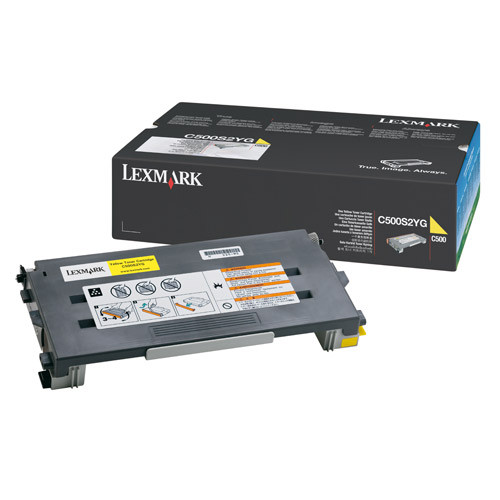 Lexmark C500S2YG toner jaune (d'origine) C500S2YG 034790 - 1