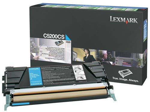 Lexmark C5200CS toner (d'origine) - cyan C5200CS 034940 - 1