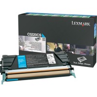 Lexmark C5220CS toner (d'origine) - cyan C5220CS 034665