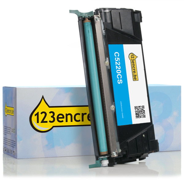 Lexmark C5220CS toner (marque 123encre) - cyan C5220CSC 034666 - 1