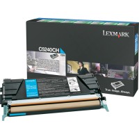 Lexmark C5240CH toner haute capacité (d'origine) - cyan C5240CH 034690