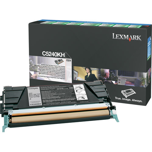 Lexmark C5240KH toner haute capacité (d'origine) - noir C5240KH 034685 - 1