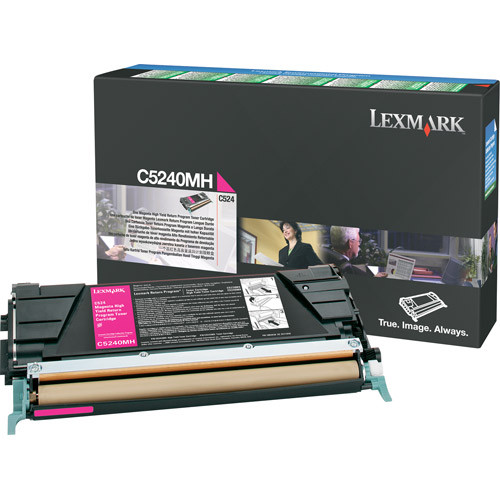 Lexmark C5240MH toner haute capacité (d'origine) - magenta C5240MH 034695 - 1