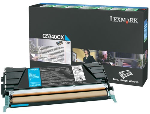 Lexmark C5340CX toner cyan capacité extra-haute (d'origine) C5340CX 034920 - 1