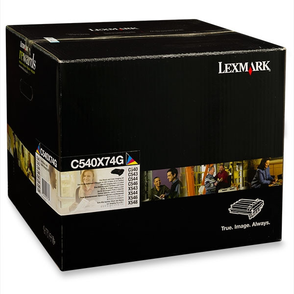 Lexmark C540X74G unité d'imagerie noire et couleur (d'origine) C540X74G 037036 - 1