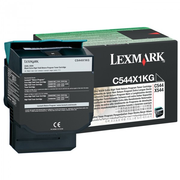 Lexmark C544X1KG toner extra haute capacité (d'origine) - noir C544X1KG 037008 - 1