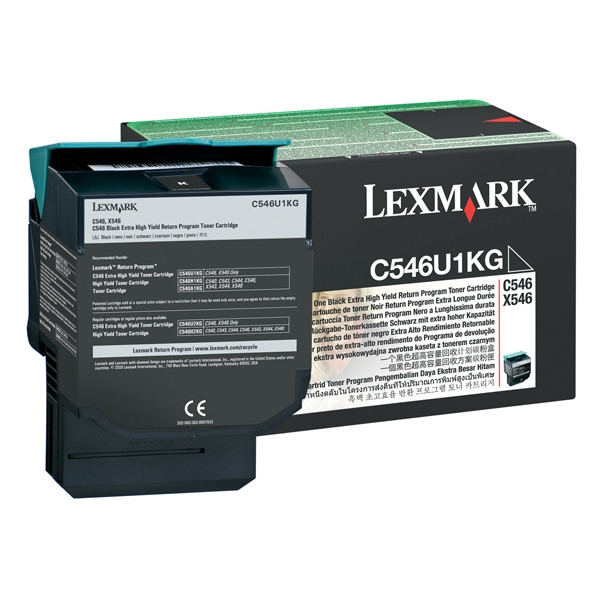 Lexmark C546U1KG toner extra haute capacité (d'origine) - noir C546U1KG 037096 - 1