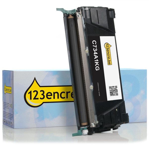 Lexmark C734A1KG toner (marque 123encre) - noir C734A1KGC 037069 - 1