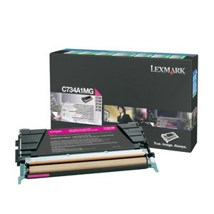 Lexmark C734A1MG toner magenta (d'origine) C734A1MG 901513 - 1