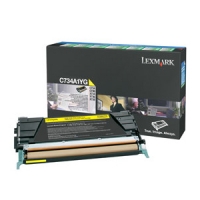 Lexmark C734A1YG toner (d'origine) - jaune C734A1YG 037074