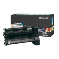 Lexmark C7700CH toner haute capacité (d'origine) - cyan C7700CH 034875