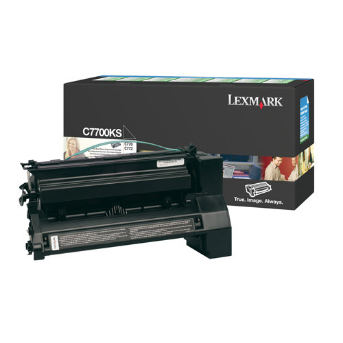 Lexmark C7700KS toner (d'origine) - noir C7700KS 034850 - 1