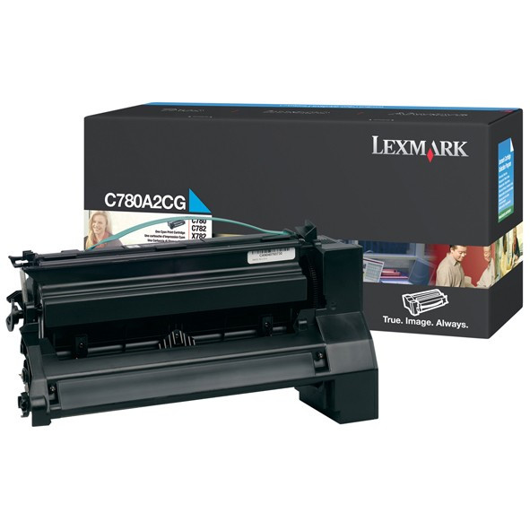 Lexmark C780A1CG toner (d'origine) - cyan C780A1CG 033916 - 1