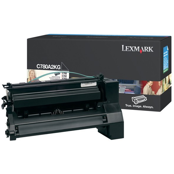 Lexmark C780A1KG toner (d'origine) - noir C780A1KG 033914 - 1