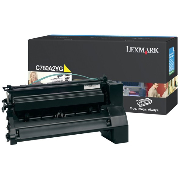 Lexmark C780A1YG toner (d'origine) - jaune C780A1YG 033920 - 1