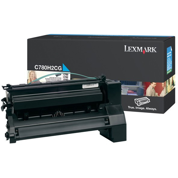 Lexmark C780H1CG toner haute capacité (d'origine) - cyan C780H1CG 033924 - 1