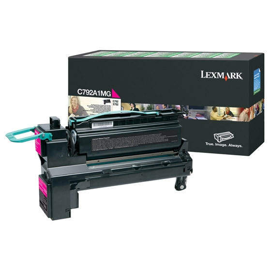 Lexmark C792A1MG toner (d'origine) - magenta C792A1MG 037150 - 1