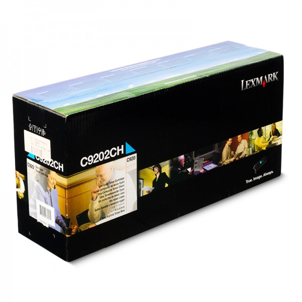 Lexmark C9202CH toner (d'origine) - cyan C9202CH 034600 - 1