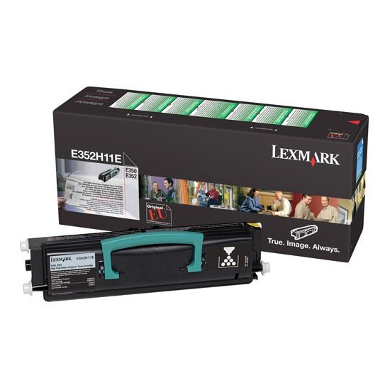 Lexmark E352H11E toner (d'origine) - noir E352H11E 034895 - 1