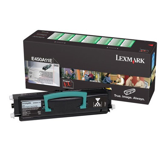 Lexmark E450A11E toner (d'origine) - noir E450A11E 034900 - 1