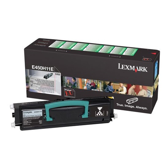 Lexmark E450H11E toner haute capacité (d'origine) - noir E450H11E 034905 - 1