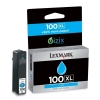 Lexmark N°100XL (14N1069E) cartouche d'encre haute capacité (d'origine) - cyan