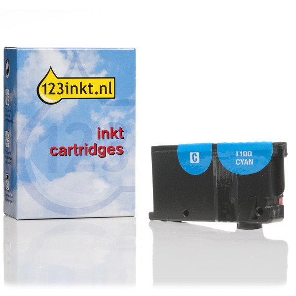 Lexmark N°100 (14N0900E) cartouche d'encre cyan (marque 123encre) 14N0900EC 040417 - 1