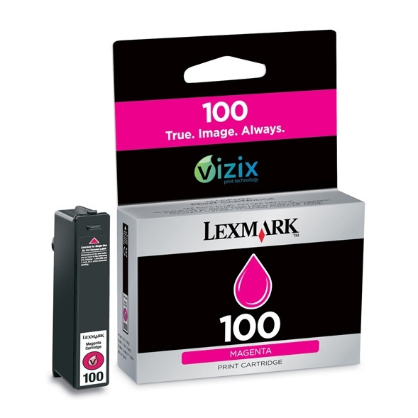 Lexmark N°100 (14N0901E) cartouche d'encre magenta (d'origine) 14N0901E 040418 - 1