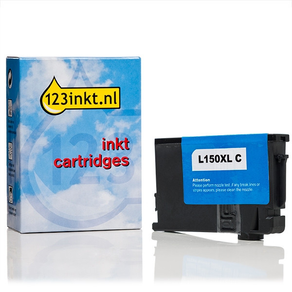 Lexmark N°150XL (14N1615E) cartouche d'encre cyan haute capacité (marque 123encre) 14N1615EC 040467 - 1