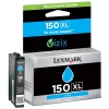 Lexmark N°150XL (14N1615E) cartouche d'encre haute capacité (d'origine) - cyan