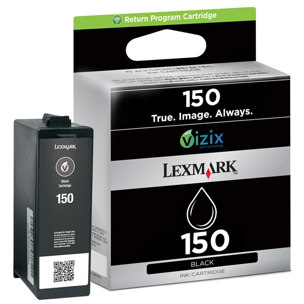 Lexmark N°150 (14N1607E) cartouche d'encre noire (d'origine) 14N1607E 040456 - 1
