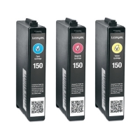 Lexmark N°150 (14N1805E) multipack C/M/Y (d'origine) 14N1805E 040478