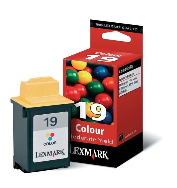 Lexmark N°19 (15M2619) cartouche d'encre couleur claire (d'origine) 15M2619E 040240 - 1