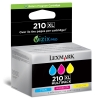 Lexmark N°210XL (14L0269E) multipack C/M/Y (d'origine)