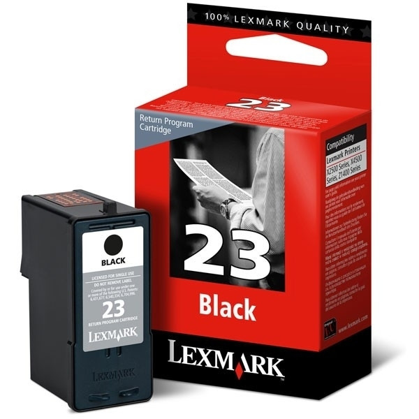 Lexmark N°23 (18C1523) cartouche d'encre noire (d'origine) 18C1523E 040340 - 1