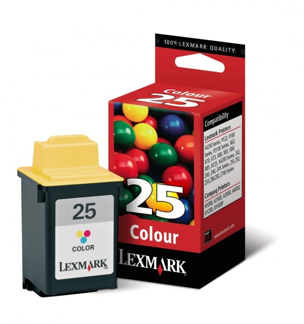 Lexmark N°25 (15M0125) cartouche d'encre haute capacité (d'origine) - couleur 15M0125E 040055 - 1