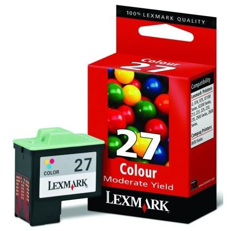 Lexmark N°27 (10N0227) cartouche d'encre (d'origine) - couleur 10N0227E 040175 - 1