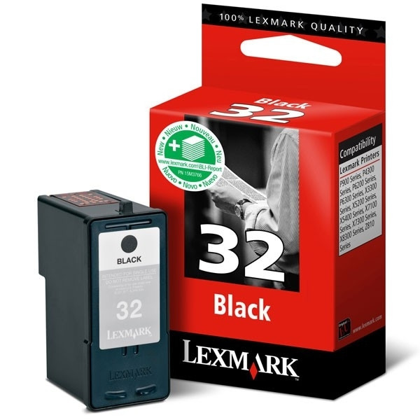 Lexmark N°32 (18CX032E) cartouche d'encre noire (d'origine) 18CX032E 040219 - 1