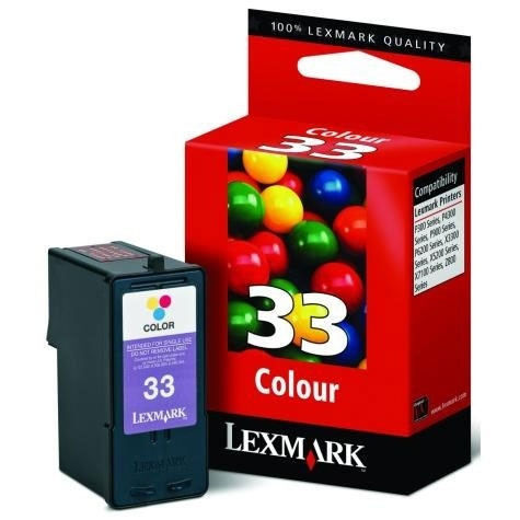 Lexmark N°33 (18C0033E) cartouche d'encre couleur (d'origine) 18C0033E 040230 - 1