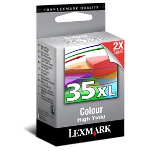 Lexmark N°35XL (18C0035E) cartouche d'encre haute capacité (d'origine) - couleur 18C0035E 040280 - 1